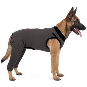 lot 12025 image: LeLePet Dog Recovery Suit for Rear Legs,Dog Pants to Prevent Licking,Lick Sleeve for Dogs Rear Legs Abdomen,Dogs Leg Sleeve to Stop Licking,Doggy Onesie for Surgery Female Male,Pet Cone Alternative