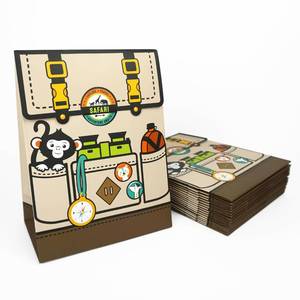 lot 12402 image: Ready Confetti 18 pk Safari Goodie Bags Stuffers for Kids Zoo Party Favors and Safari Birthday Decorations, Wild One Goodie Bags for Jungle Party Favors or Zoo Birthday Party Decorations