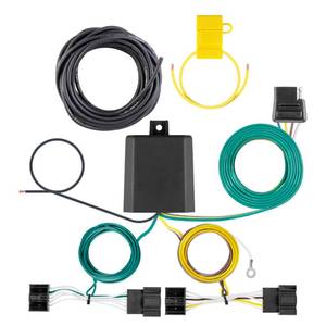 lot 12448 image: CURT 56543 Vehicle-Side Custom 4-Pin Trailer Wiring Harness, Fits Select BMW X3