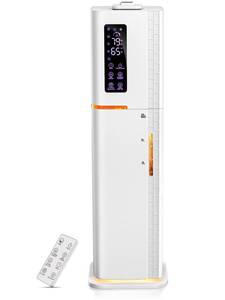 lot 13641 image: 2.64Gal Humidifiers for Bedroom Large Room, Warm and Cool Mist up to 500ft�, Top Fill Diffuser Ambient Light, 3 Mist Modes, 24H Timer,35dB Quiet Humidifier for Home Office Plant