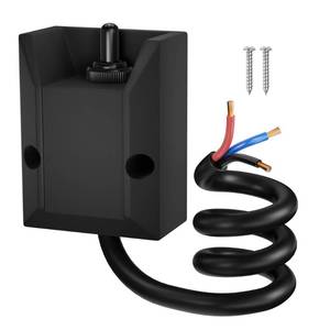 lot 14355 image: Heavy Duty Momentary Toggle Switch 12V 30A, Waterproof 3 Way SPDT (ON)-Off-(ON) Rocker Switch with IP67 Cover & 2ft Wired for Marine Boat, RV, Electrical System