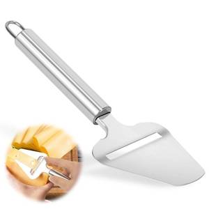 lot 14384 image: Premium Stainless Steel Cheese Slicer For All Types Of Cheese, Multi-Functional Handheld Cheese Slicers Cutter For Block And Hard, Dishwasher Safe, Essential For Every Kitchen.