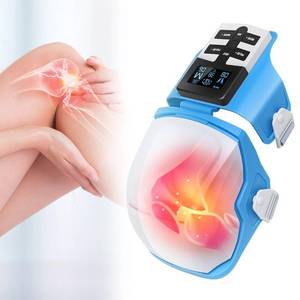 lot 15721 image: OSITO Knee Massager with Heat, 3 Level Air Compression & EMS Pulse, Pain Relief for Knees, Arthritis, Stiffness - Adjustable Straps