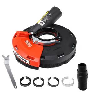 lot 18263 image: HERZO Dust Shroud for Angle Grinder 44.55 inch Universal Surface Grinding Shroud (125MM)
