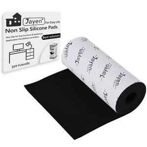 lot 18269 image: Non Slip Self Adhesive Silicone Cuttable Furniture Pads - 5x40 inch Versatile Non-Slip Silicone Pads for Variety of Objects, Appliances and Furniture