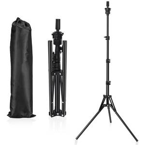 lot 18287 image: Pet Baby Mannequin Head Stand, Adjustable Wig Stand, Reinforced Metal Mannequin Head Stand for Cosmetology Hairdressing Training