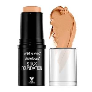 lot 18300 image: wet n wild Photo Focus Matte Foundation Stick Makeup, Shell Bisque  Vegan & Cruelty-Free