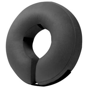 lot 18337 image: BENCMATE Inflatable Dog Cone Collar Alternative, Soft Dog Cone for Small Medium Large Dogs and Cats, Neck Recovery ECollar Donut Collar After Surgery (XLarge, Dark Grey)