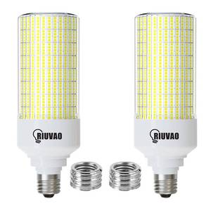 lot 18342 image: RIUVAO Led Corn Light Bulb 2 Pack, 800W Equivalent 5000K Daylight 12000Lm Super Bright E26E39 Base 80W Led Bulbs, Replace Metal Halide HID CFL Bulb for Outdoor Indoor Area