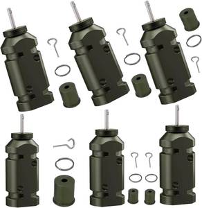 lot 19256 image: 6 Packs of Alarm Perimeter,12 Gauge Camping Trip Wire Alarm Eary Warning Security System for Outdoors (Green)