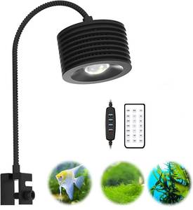 lot 19290 image: Lominie Full Spectrum Aquarium Light, 4 Channels Remote Control��Adjustable Gooseneck Freshwater Super Bright Fish Tank Light for Planted Nano Freshwater Aquarium Tank (A20 16W