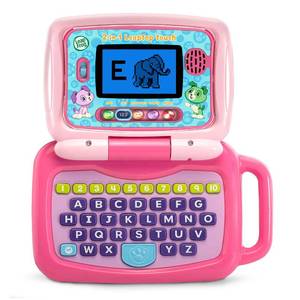 lot 19294 image: LeapFrog 2-in-1 LeapTop Touch, Pink