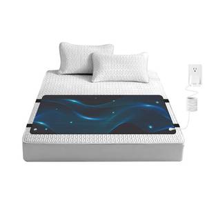 lot 19331 image: Grounding Mat for Bed, Grounding Pad for Sleeping, Reduced Anxiety, Pain, Inflammation, Headache Relief, Balance, Grounding Mattress Pad with 15 Feet Cord, King Size 74.80x26.77