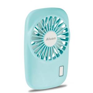 lot 20203 image: Aluan Handheld Mini Fan Powerful Small Personal Portable Speed Adjustable USB Rechargeable Eyelash Fan for Kids Girls Boys Woman Man Home Office Outdoor Travel, Blue