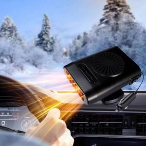 lot 20208 image: Car Heater 12v, Portable Car heaters for Vehicle,Car Defroster Windshield Heater Car Heater Defroster Windshield Defogger Automobile Windscreen(Black&Black)
