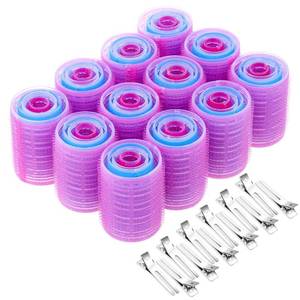lot 20231 image: Anezus Self-Grip Rollers Set - 60 Pcs Multicolored Curlers and Clips for Hairstyling