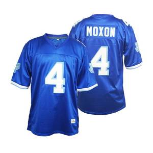 lot 20250 image: FieldFames Men Jonathan Moxon 4 Lance Harbor 7 Billy Bob 69 Tweeder 82 West Canaan Football Jersey Sewn Hip Hop Shirts XL