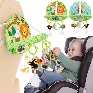 lot 20256 image: Dr.Rapeti Baby Car Seat Toy for Travel Rear Facing Double Sided Baby Travel Activity Car Seat Entertainment Toy Easy Drive Gift for Newborn Baby Infant