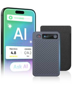 lot 20261 image: AI Voice Recorder, 64GB Note Taking Device wMagnetic Case, App Control, AI Technology Transcribe & Summarize Free, 121 Languages, 45H Battery, Audio Recorder for Lectures Meetings Calls