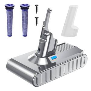 lot 20262 image: JUNWOOD Upgraded 8000mAh Replacement for Dyson V8 Battery 21.6V Li-ion Compatible with V8 Absolute Motorhead Animal Fluffy Series Vacuum Cleaner