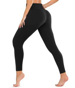 lot 20273 image: DHSO High Waisted Leggings for Women �� Full Length Tummy Control Buttery Soft Yoga Pants for Workout Athletic Black Small-Medium