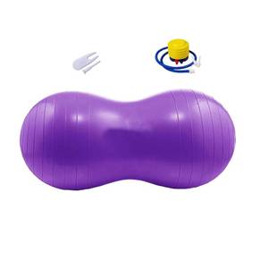 lot 2142 image: Fjxxxn Professional Peanut Exercise Ball��Ideal for Birthing, Pregnancy, Kids Therapy, Core Strength Training, and Yoga with Pump