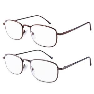 lot 2145 image: EYEGUARD High Magnification Power 2 Pairs Spring Hinge Reading Glasses Ultra Clear Men & Women Reader(4.505.00 5.506.00)