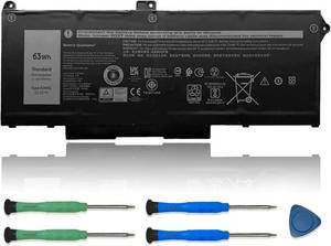 lot 2175 image: VANPIR RJ40G 63Wh Laptop Battery Replacement for Dell Latitude 15 5520 Latitude 14 5420 Precision 15 3560 Series Notebook WY9DX 01K2CF 075X16 0WK3F1 0M3KCN 15.2V 3941mAh