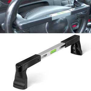 lot 4112 image: DearChan Steering Wheel Level Alignment Tool - Steering Wheel Level Bar Tool - Universal Use for Passenger Cars, Vans & Trucks with Steering Wheel Internal Diameter 270mm-340mm, Spring-Loaded