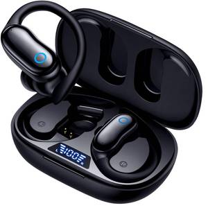 lot 4114 image: GNMN Wireless Earbuds 96hrs Playback Bluetooth Headphones Stereo Bass Earphones Microphone IPX7 Waterproof Headset for SportsGym