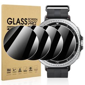 lot 4147 image: Suoman 4-Pack for Samsung Galaxy Watch 8 Classic 46mm Tempered Glass Privacy Screen Protector,Anti peeping 9H Hardness protective film