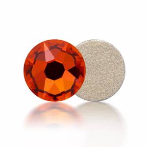 lot 4152 image: Meibite Hyacinth Flatback Rhinestones, Glass Rhinestones for Nail Art and Craft, Glue Fix, Loose Crystal Gemstones(Orange, SS20, 1440pcs, 4.6-4.8mm)