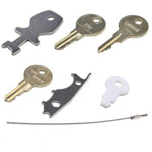 lot 4174 image: JEENDA 6PCS Master Dispenser Key Set Compatible with Most Popular Roll Towel, C-foldMultifold Towel, Hand Towel, Toilet Tissue, Public Seat Cover, Sanitary Napkin, Paper Cup, Liquid Soap Dispensers