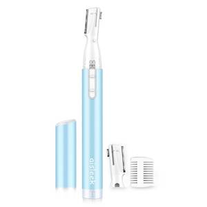 lot 4263 image: aisleek Eyebrow & Facial Hair Trimmer, Precision Detailer with Rinseable Blade, Battery Operated, Double-Sided Razor for Fine Hair, Chin & Peach Fuzz, Compact Pen Size, Safe & Gentle Touch-ups