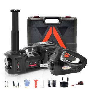 lot 5344 image: E-HEELP Electric Car Jack Kit 5Ton 12V Hydraulic Car Jack Lift (Lifting Range 6.117.7 inch) with Electric Impact Wrench for SUV MPV Sedan Truck Change Tires Garage Repair
