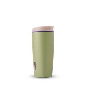 lot 6305 image: Owala SmoothSip Insulated Stainless Steel Coffee Tumbler, Reusable Iced Coffee Cup, Hot Coffee Travel Mug, BPA Free, 20 oz, Green (Hip Cactus)
