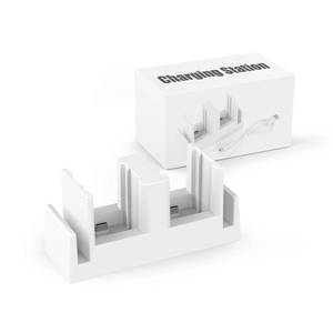 lot 6311 image: Skairipa Charging Station Under Cabinet Lighting, Up to 4Pack Charging - White