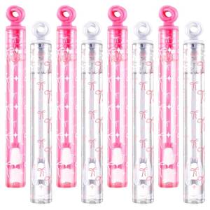 lot 6375 image: Rotatingpals 32 Pcs Pink Bow Bubble Wands Cute Bubbles Party Favors for Adult Summer Activity Birthday Party Goodie Bag Stuffers Gifts Wedding Supplies