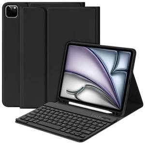 lot 6398 image: CC Store for iPad Pro 11 inch Case with Keyboard(4th 3rd 2nd 1st Gen),for New iPad Air 11 inch (M2M3),Air 5th4th Gen Case with Detachable Bluetooth Keyboard and Pencil Holder (Black)