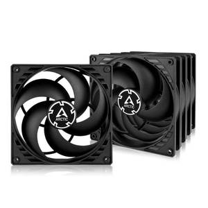 lot 6408 image: ARCTIC P14 PWM PST (5 Pack) - PC Fans, 140mm Case Fan with PWM Sharing Technology (PST), Pressure-optimised, Quiet Motor, Computer, Fan Speed 200��1700 RPM (0 RPM