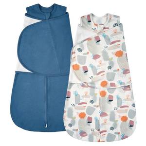 lot 6411 image: ZIGJOY Baby Swaddle Sleep Sack, 1.0 TOG Sleep Sack Swaddles for Newborns & infant 0-6 Months 100% Cotton Baby Wearable Blanket for Newborn Registry Essentials Blue&Stone Sea