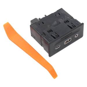 lot 6431 image: MOTOKU Center Console Auxiliary USB SD Card Port Type-C Jack Adapter for GMC for Chevrolet Sierra Silverado 3500 2500 HD 2020-2023 Sierra Silverado 1500 LTD 2022 Sierra Silverado 1500 2019-2022