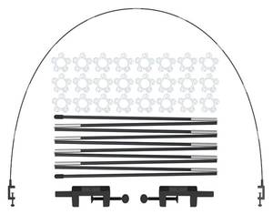 lot 11662 image: LANGXUN 12ft Table Balloon Arch Stand Kit for Party Decorations, Arco de Globos Para Mesa for Birthday Wedding Graduation Easter Engagement Decor Baby Shower Party Supplies