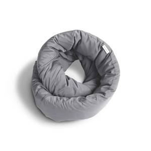 lot 12064 image: Huzi Infinity Pillow - Home Travel Soft Neck Scarf Support Sleep (Grey)