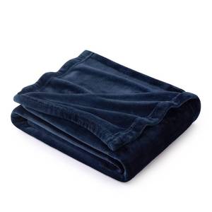 lot 12069 image: Bedsure GentleSoft Navy Blue Throw Blanket for Couch - 300GSM Soft Cozy Fleece Blankets for Home Decor Gifts, 50x60 Inches