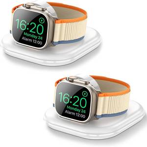 lot 12084 image: for Apple Watch Magnetic Charging Dock - Fast Magnetic Charger Stand, Compatible with Apple Watch Series 2345678910Ultra 1 2, Supports Nightstand Mode, Portable Design for Travel