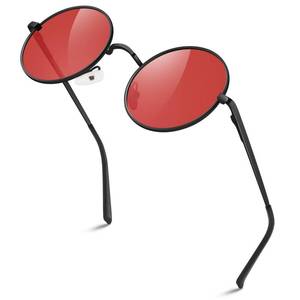 lot 12110 image: Sunier Round Sunglasses Men Women Shades Polarized Retro Circle UV400 Sun Glasses
