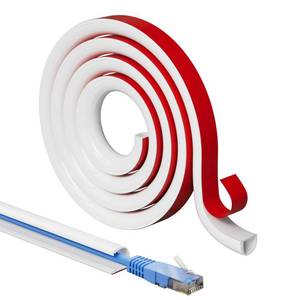 lot 12119 image: 39��Cord Hider for Wall Mounted TV,Adhesive One-Cord Cable Hider for Wall,Cord Covers Raceway Kit for Wires Hider Along Wall,Flexible Silicone Cable Concealer for Home Office,W 0.54��� H 0.39��