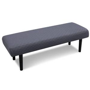 lot 12130 image: Stretch Bench Covers, Bench Seat Covers, Bench Cushions Covers, Printed Bench Seat Protector, Washable Bench Slipcover, Rectangle Bench Covers for Dining Room, Living Room, Kitchen (Argyle metal ash)