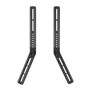 lot 12143 image: XINLEI Universal Sound Bar Mounts Fits Most 23 to 65 Inch TVs Soundbar TV Mount Bracket Above or Under TV, up to 22 lbs SBR302